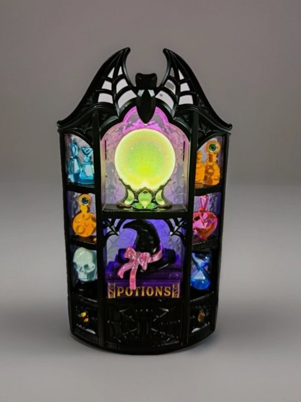 New Bath Body Works Halloween Witchy Cabinet Wallflower Plug In Light Up Potions